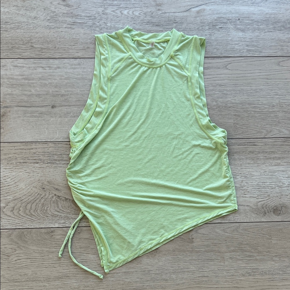 Free people movement tank Lime green top light weight marled XS